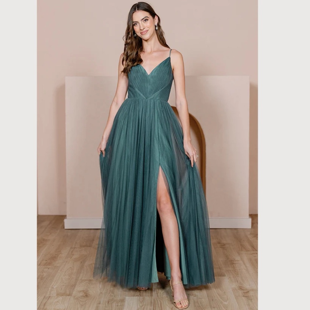 Revelry Penelope Tulle Dress Size 16 in “Rosemary”
